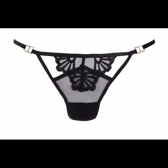 NWT Bluebella Sheer Lace/Net Thong Panty - Picture 4 of 8